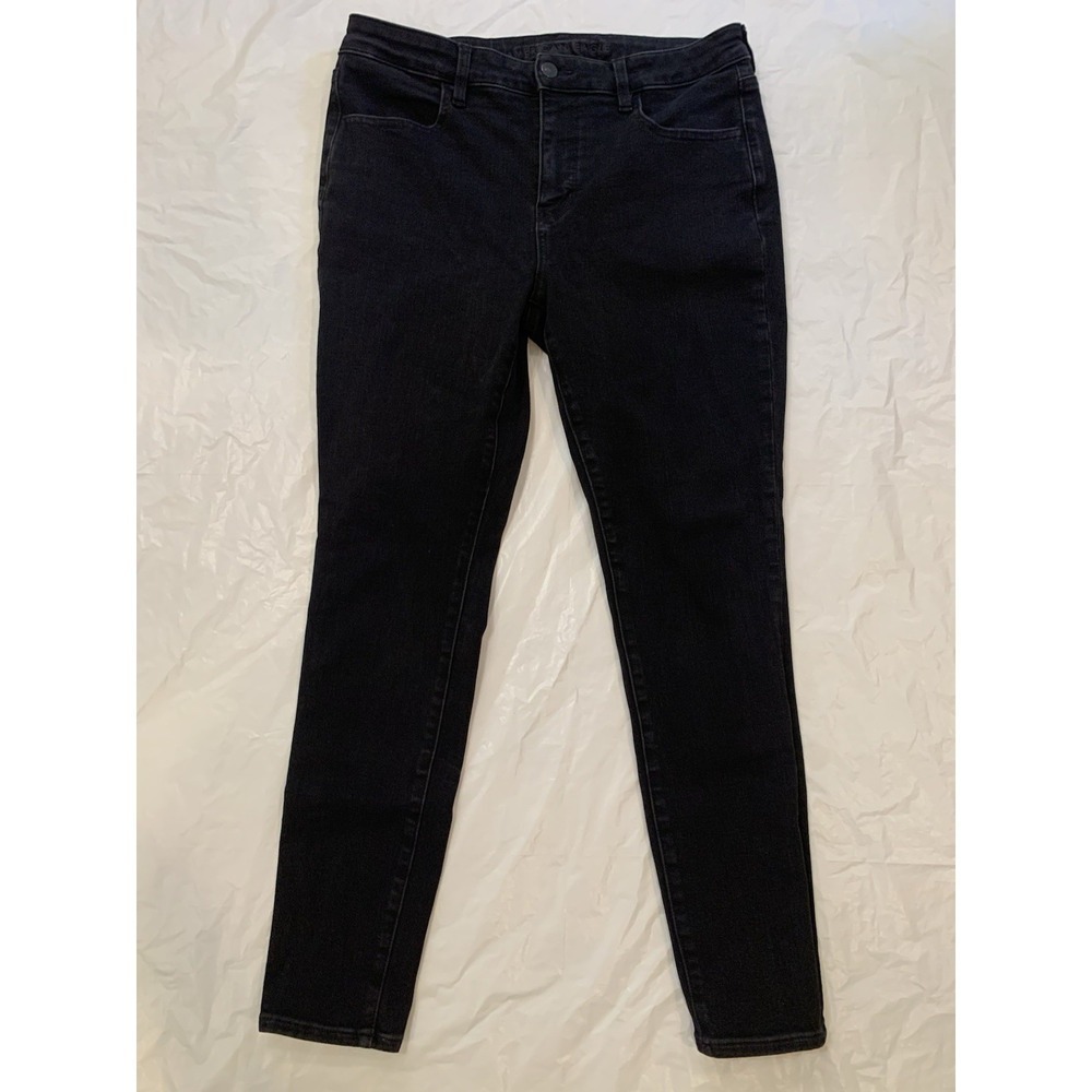 American Eagle Dream Stretch High Rise Jegging Women's Black Jeans 12 Reg